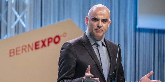 Alain Berset bei der Eröffnung der BEA bea