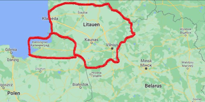 Wegen des Ukraine-Kriegs will Litauen den russischen Transitverkehr zu Kaliningrad beschränken. Ukraine-Krieg Kaliningrad