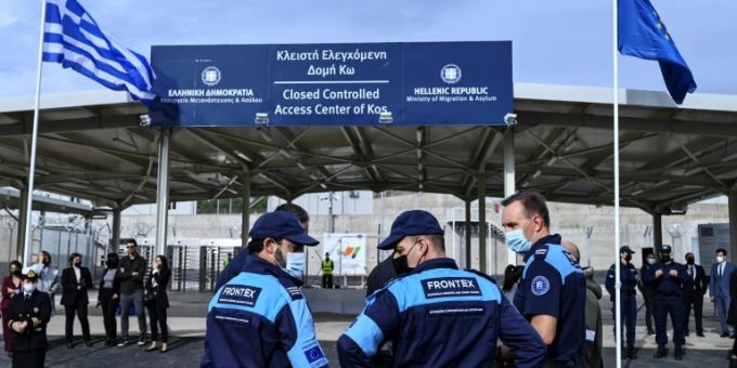 Frontex-Beamte auf der griechischen Insel Kos frontex