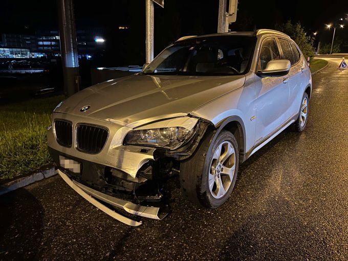 Unfallfahrzeug des 28-Jährigen. Unfallfahrzeug