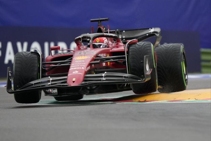 Charles Leclerc (Ferrari) beim Imola-GP der Formel 1. Charles Leclerc Ferrari Imola