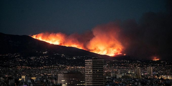 Offenbach/Athen - Hitzewelle in Griechenland - Deutschland kann durchschnaufen