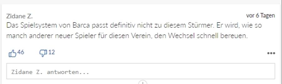 Auch dieser Leser glaubt, dass Lewandowski den Abgang noch bereuen wird.