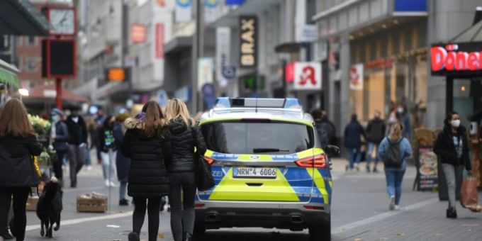 Polizeiauto in Dortmund Polizeiauto in Dortmund