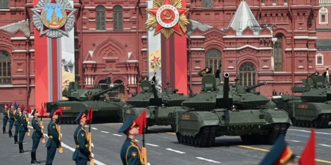 In Moskau findet am 9. Mai, dem russischen Tag des Sieges, eine grosse Militärparade statt. (Archivbild) Militärparade