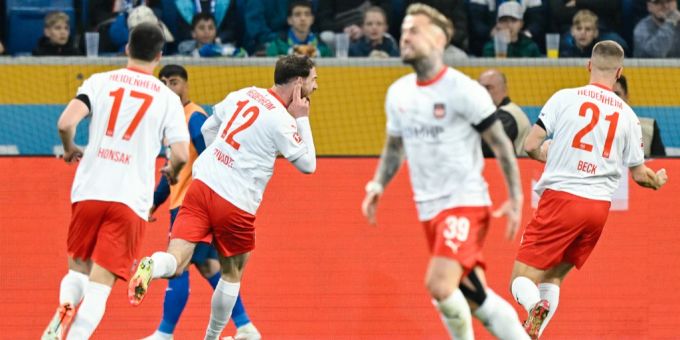 Der 1. FC Heidenheim tritt nach einem Unentschieden bei Hoffenheim im Kampf um den Klassenverbleib weiter auf der Stelle. Bundesliga