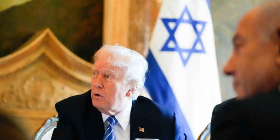 Donald Trump und Israels Regierungschef Netanjahu