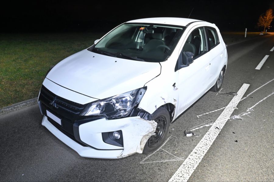 Beim Unfall entstand ein Sachschaden.