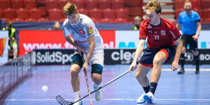 Die Schweizer Unihockey-Nati verliert an der WM in Malmö das Gruppenspiel gegen Tschechien. Unihockey-WM Schweiz Tschechien