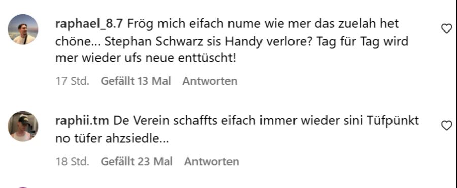 Auch Sportchef Schwarz wird kritisiert.