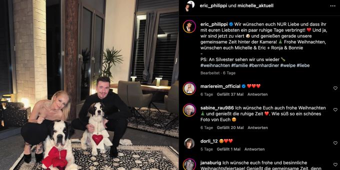 Eric und Michelle haben Familienzuwachs bekommen. eric philippi