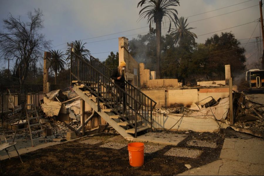 Tausende Häuser sind bei den Waldbränden in Los Angeles zerstört worden.