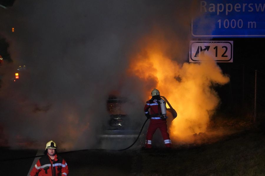 Die Feuerwehr konnte den Brand löschen.