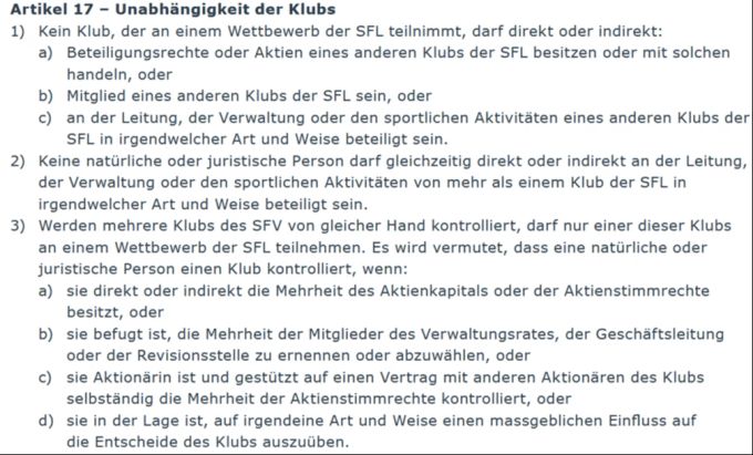 Entscheidend ist, dass Xherdan Shaqiri beim FC Rapperswil-Jona keine Leitungs- oder Verwaltungs-Funktion inne hat. FC Basel Xherdan Shaqiri