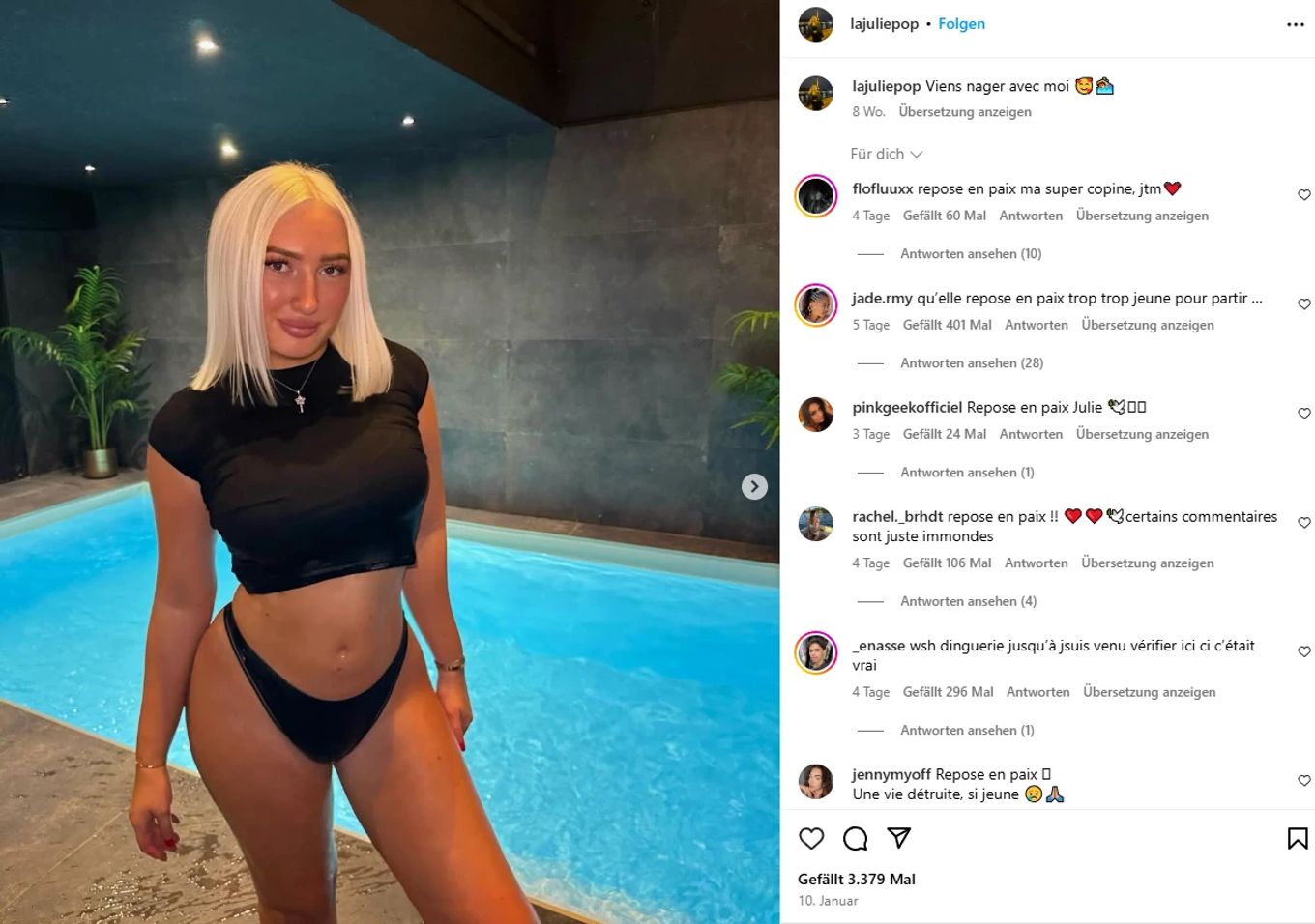Juli Luxie: Onlyfans-Model mit 21 Jahren tot aufgefunden | Nau.ch