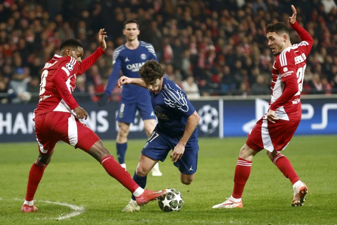 PSG lässt Stade Brestois in der Champions League keine Chance. PSG Brest Champions League