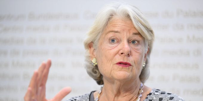 Die Zürcher Ex-Ständerätin Verena Diener. Verena Diener