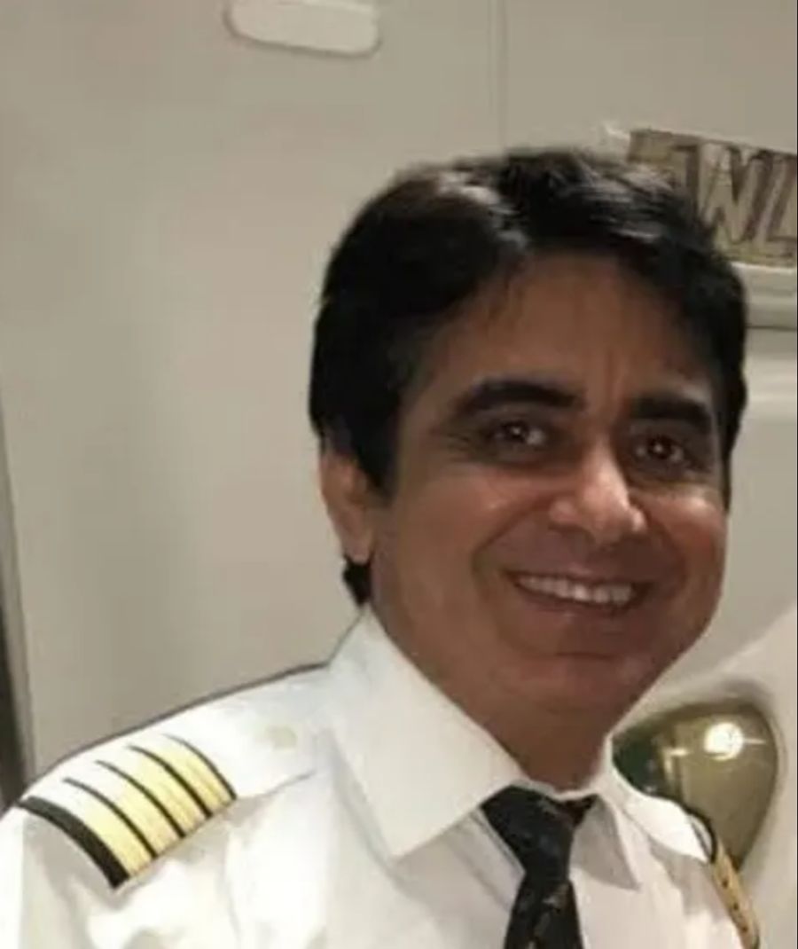 Indien Flugzeugabstruz Pilot