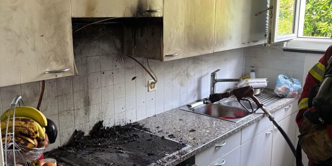 In Gossau kam es zu einem Küchenbrand. Küchenbrandin Gossau