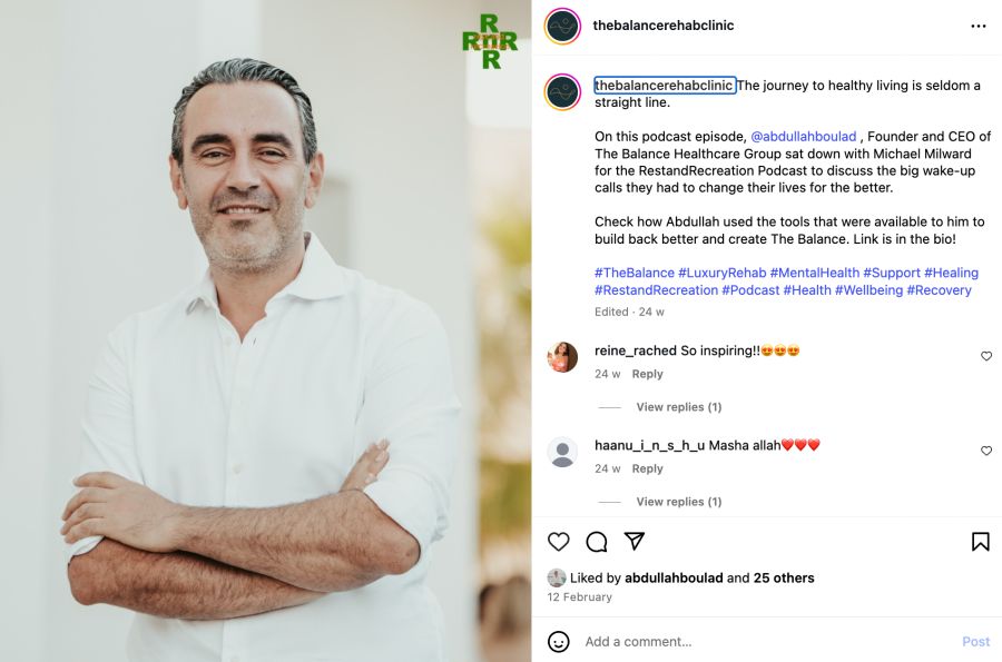 Instagram Abdullah Boulad