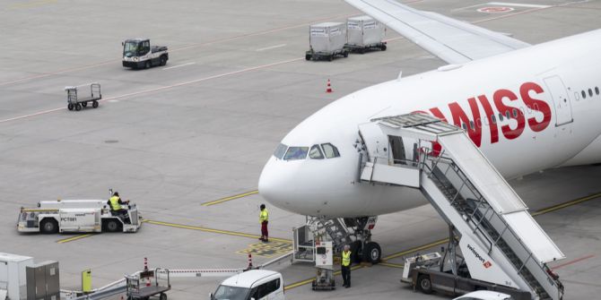 Flugzeug Swiss Zürich