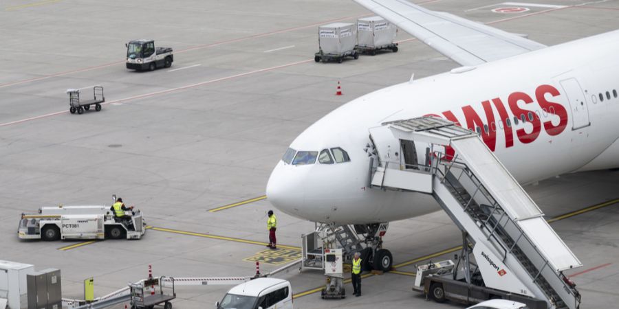 Flugzeug Swiss Zürich