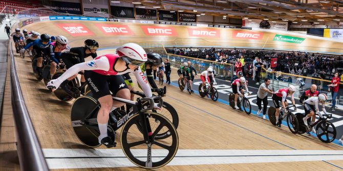 Führungswechsel im Tissot Velodrome