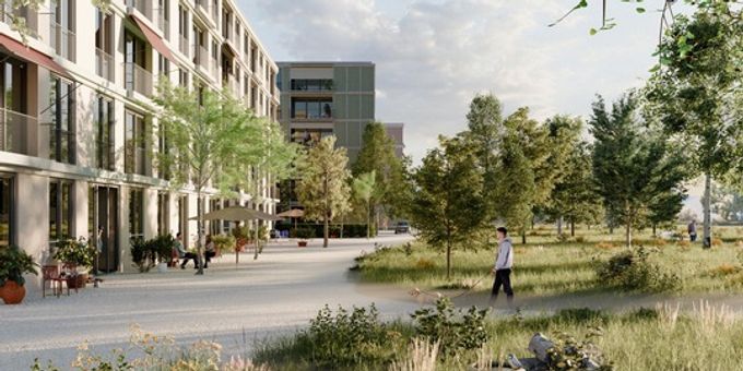 Im Berner Dorf Moosseedorf entsteht eine neue Wohnsiedlung mit rund 300 Wohnungen. Moosseedorf Wohnungen