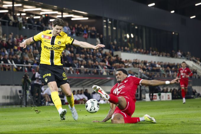 Cedric Itten beim Cup-Aus von YB in Biel. YB