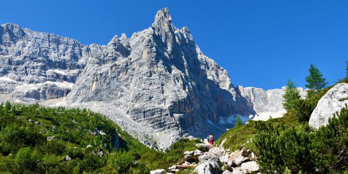 Am Croda Marcora in den italienischen Dolomiten ereignete sich ein Felssturz. Felssturz