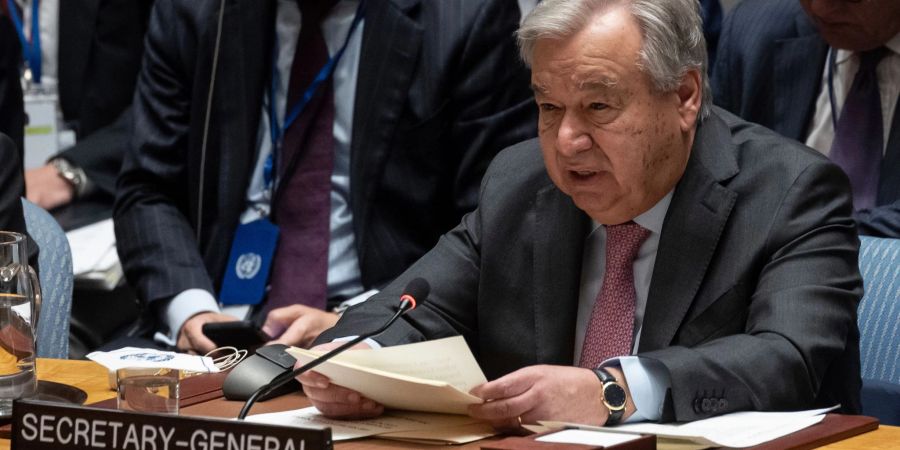 Guterres fordert seit Monaten mehr Unterstützung für die Menschen in Palästina.