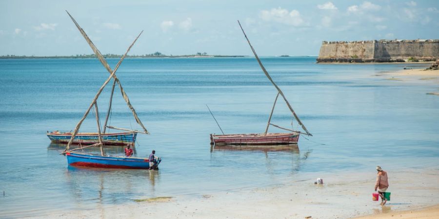 Fischerboote Mozambique Fischer