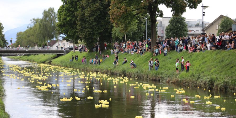 Das Binnenfest zieht Jahr für Jahr zahlreiche Schaulustige an den Binnenkanal in Widnau