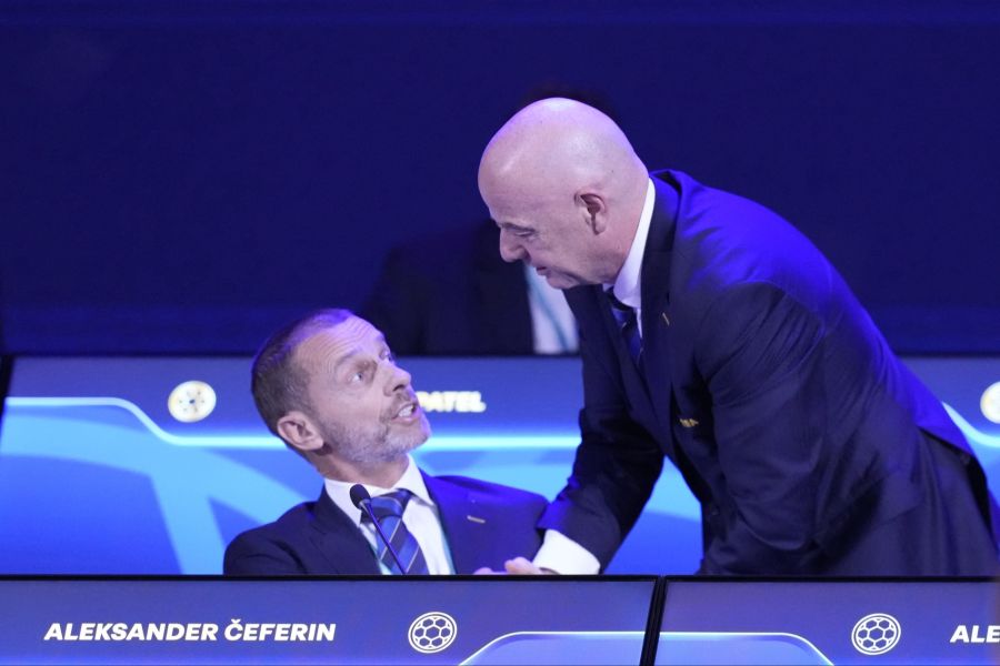 Uefa Fifa Ceferin Infantino
