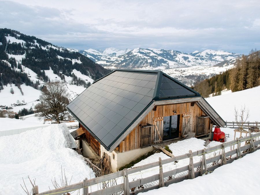 Chalet Winter Strom Solar