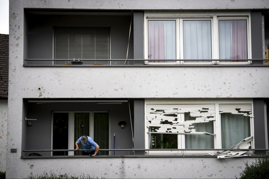 Am Freitag sorgte ein enormes Unwetter für zahlreiche Schäden in der Schweiz.