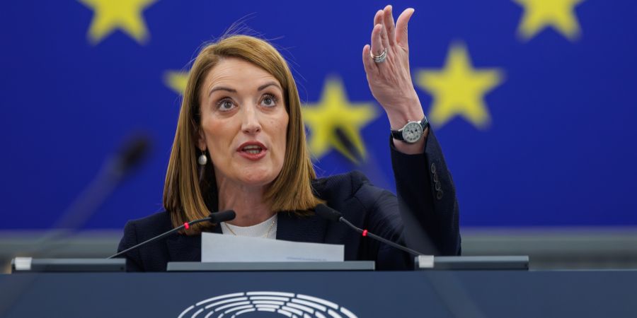 Parlamentspräsidentin Roberta Metsola