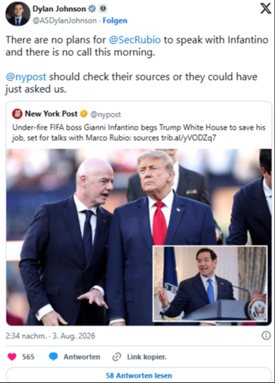 gianni infantino donald trump