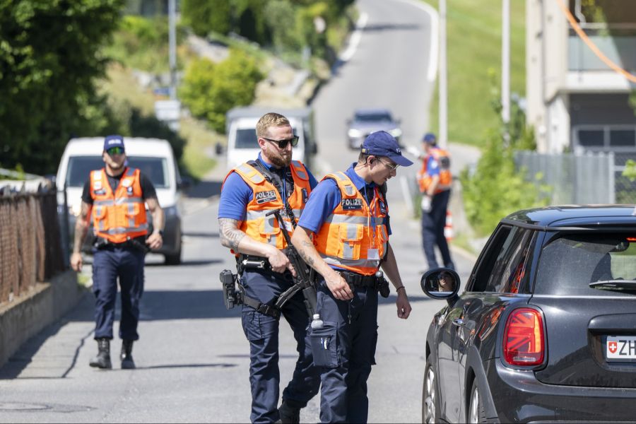 Bereits am Donnerstag bestand auf dem Bürgenstock ein grosses Polizeiaufgebot.