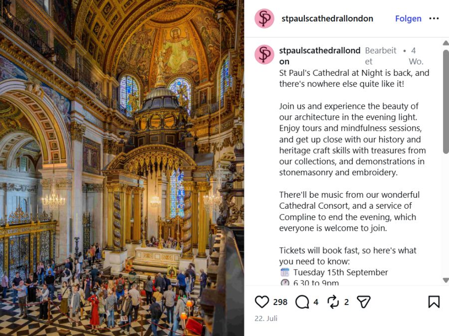 St Paul's Cathedral, London (Grossbritannien)