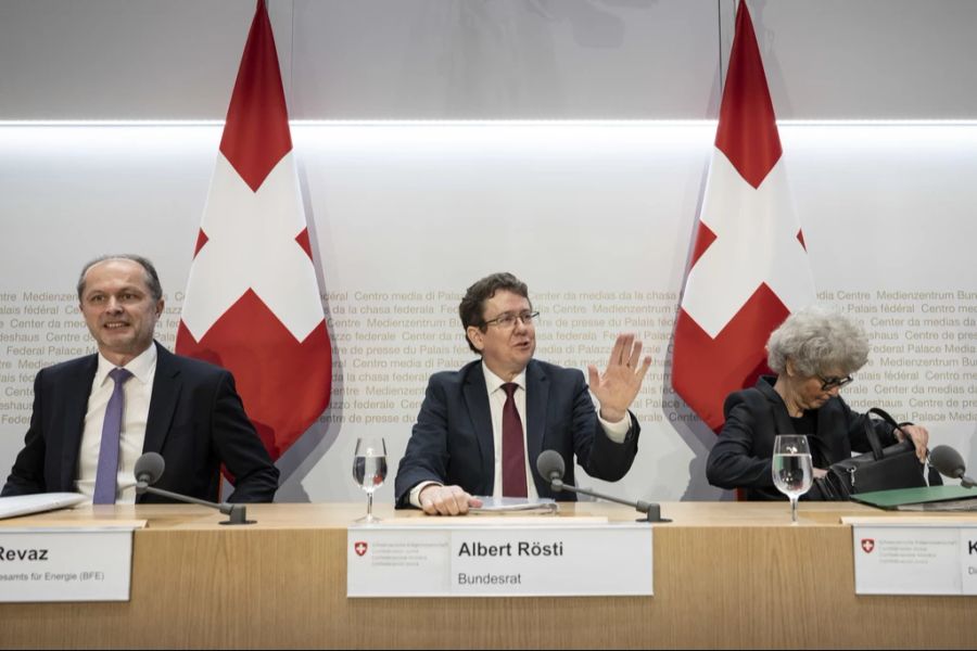 Albert Rösti Stromgesetz Medienkonferenz