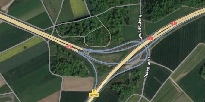 Dietikon ZH - Ein halbes Jahr lang Verkehrsbehinderung auf A1 Birrfeld-Dietikon