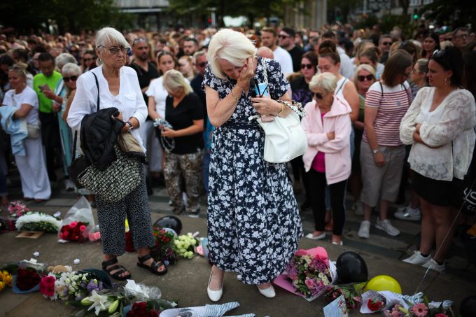 Trauer in Southport nach der tödlichen Attacke auf mehrere Kinder. Southport