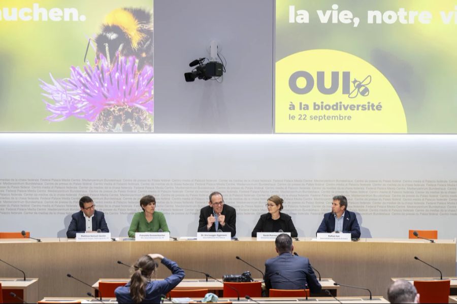 Biodiversitätsinitiative Medienkonferenz