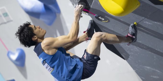 Bei Olympia 2024 ist Sportklettern zum zweiten Mal dabei. (Symbolbild) sportklettern olympia 2024