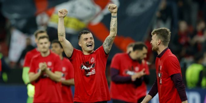 Granit Xhaka und Bayer Leverkusen erreichen den Final der Europa League und bleiben ungeschlagen. Granit Xhaka