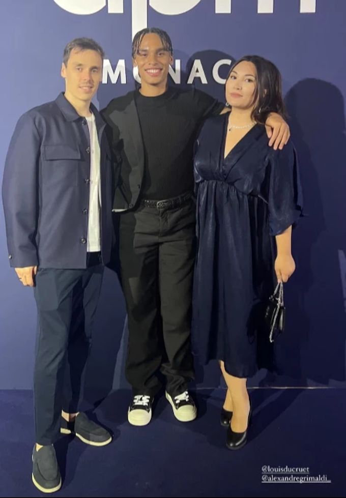 Alexandre Grimaldi posiert mit Louis und Marie Ducruet. Wie Charlène von Monaco das wohl findet? Alexandre Grimaldi