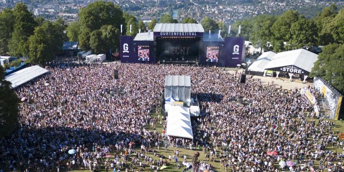Zum 41. Mal findet das Gurtenfestival auf dem Berner Hausberg statt. gurtenfestival