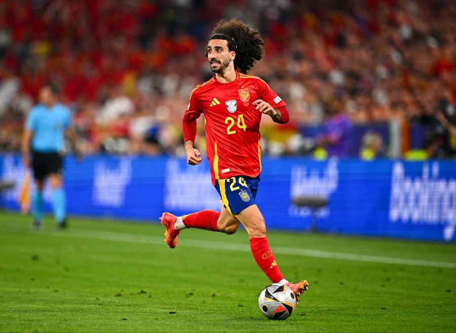 Marc Cucurella glänzte bei Spanien an der EM 2024 als Linksverteidiger.