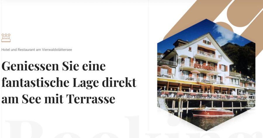 Auf der Webseite des Hotel Schwert steht nichts, dass auf dessen Schliessung hinweisen würde.